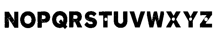 Magnifying Regular Font LOWERCASE
