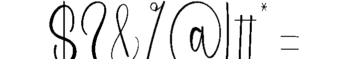Magnituday Font OTHER CHARS