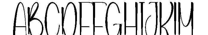 Magnituday Font UPPERCASE