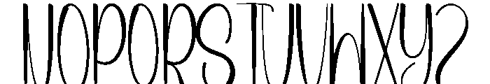 Magnituday Font UPPERCASE