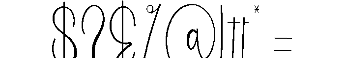 Magnitude January Font OTHER CHARS