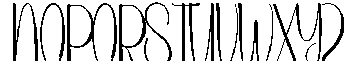 Magnitude January Font UPPERCASE