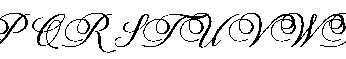 Magnolena-Regular Font UPPERCASE