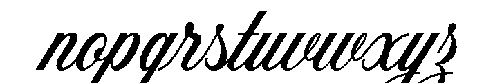Magnolena-Regular Font LOWERCASE