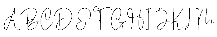 Magnolia Beautiful Font UPPERCASE