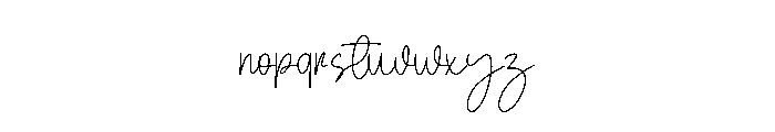 Magnolia Beautiful Font LOWERCASE