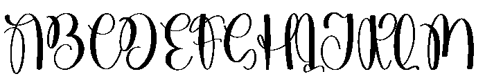 Magnolia Forever Font UPPERCASE