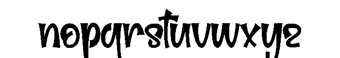 Magnolia Garden Font LOWERCASE
