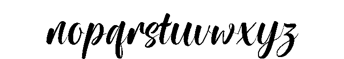Magnolia Springs Font LOWERCASE