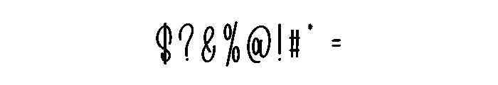Magnolia Style Font OTHER CHARS