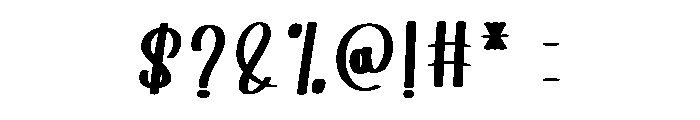 Magnolia Valentine Font OTHER CHARS
