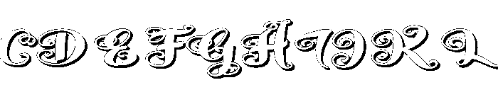 MagnoliaDreamShadow Font UPPERCASE