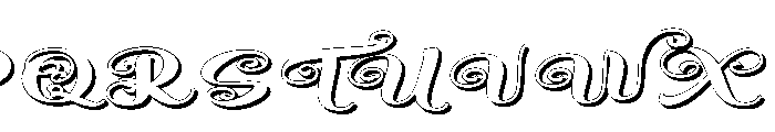 MagnoliaDreamShadow Font UPPERCASE