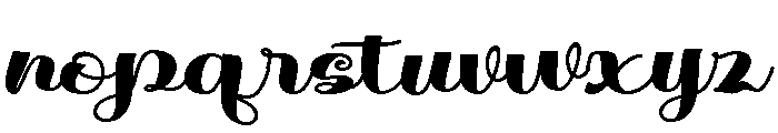 MagnoliaDream Font LOWERCASE