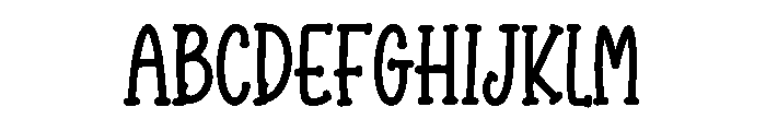 Magoui Smile Font UPPERCASE