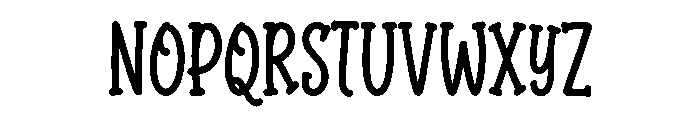 Magoui Smile Font UPPERCASE