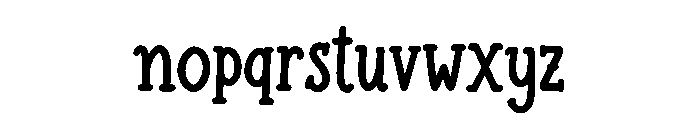 Magoui Smile Font LOWERCASE