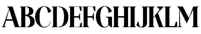Magres Black Condensed Font UPPERCASE