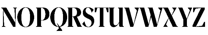 Magres Black Condensed Font UPPERCASE