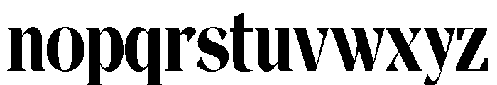 Magres Black Condensed Font LOWERCASE