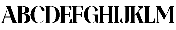 Magres Black Semi Condensed Font UPPERCASE