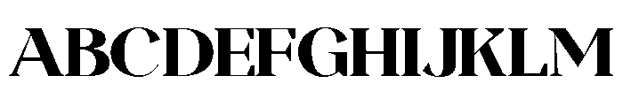 Magres Black Semi Expanded Font UPPERCASE
