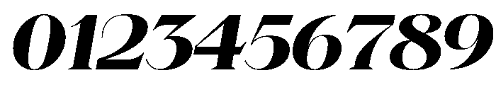 Magres Black Slanted Expanded Font OTHER CHARS