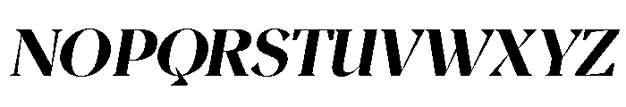 Magres Black Slanted Font UPPERCASE