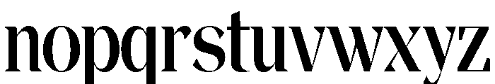 Magres Bold Condensed Font LOWERCASE