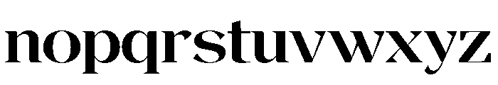 Magres Bold Expanded Font LOWERCASE