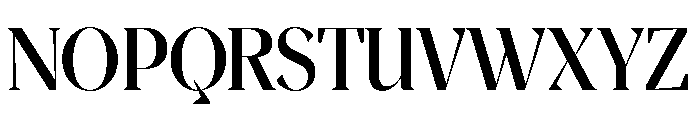 Magres Bold Semi Condensed Font UPPERCASE