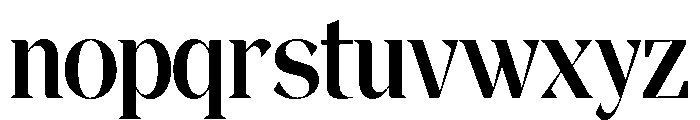 Magres Bold Semi Condensed Font LOWERCASE