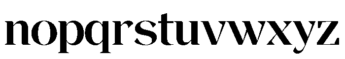Magres Bold Semi Expanded Font LOWERCASE