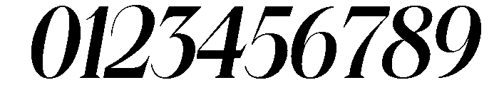 Magres Bold Slant SemiCond Font OTHER CHARS