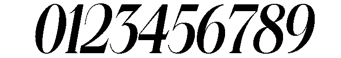 Magres Bold Slanted Condensed Font OTHER CHARS