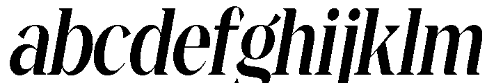 Magres Bold Slanted Condensed FONT