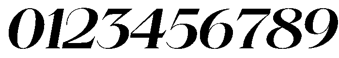 Magres Bold Slanted Expanded Font OTHER CHARS