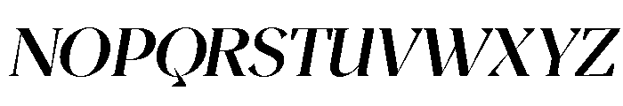 Magres Bold Slanted Font UPPERCASE