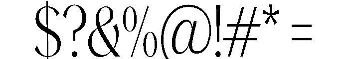 Magres Condensed Font OTHER CHARS