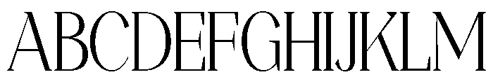 Magres Condensed Font UPPERCASE