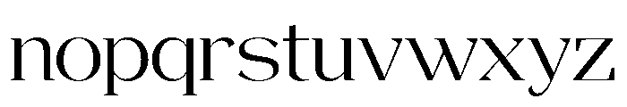Magres Expanded Font LOWERCASE