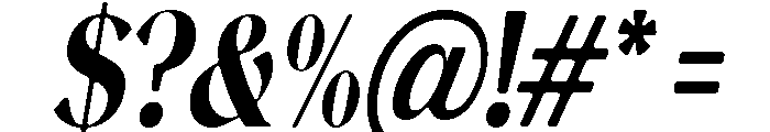 Magres Soft Black Cond Ita Font OTHER CHARS