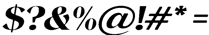 Magres Soft Black Exp Ita Font OTHER CHARS