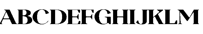 Magres Soft Black Expanded Font UPPERCASE