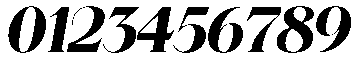 Magres Soft Black Italic Font OTHER CHARS