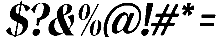 Magres Soft Black SemCond Ita Font OTHER CHARS