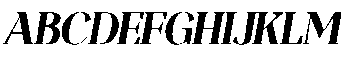 Magres Soft Black SemCond Ita Font UPPERCASE