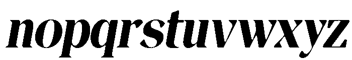 Magres Soft Black SemCond Ita Font LOWERCASE