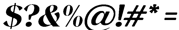 Magres Soft Black SemExp Ita Font OTHER CHARS