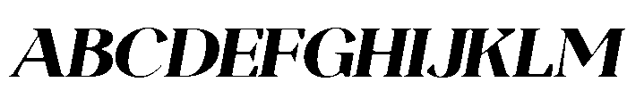 Magres Soft Black SemExp Ita Font UPPERCASE